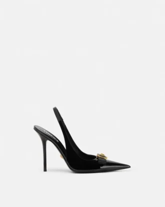 Gianni Ribbon Lack-Slingbacks 110 mm