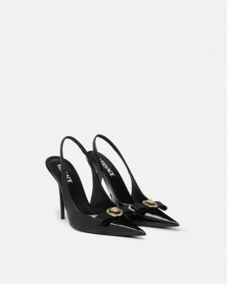 Gianni Ribbon Lack-Slingbacks 110 mm