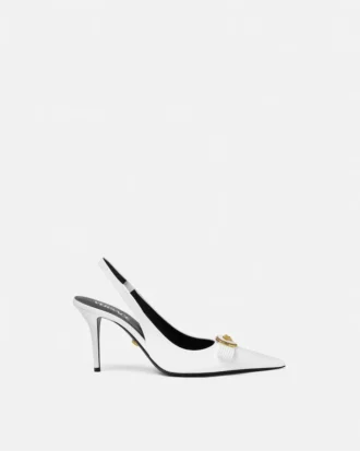 Gianni Ribbon Lack-Slingbacks 85 mm