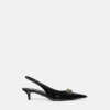 Gianni Ribbon Lackleder-Slingbacks 45 mm