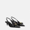 Gianni Ribbon Lackleder-Slingbacks 45 mm