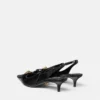 Gianni Ribbon Lackleder-Slingbacks 45 mm