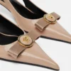 Gianni Ribbon Lackleder-Slingbacks 45 mm