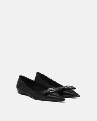 Gianni Ribbon Lederballerinas
