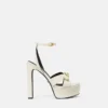 Gianni Ribbon Ledersandalen 140 mm