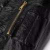 Glänzende Bomberjacke mit Beschichtung