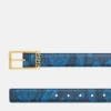 Greca-Gürtel aus bedrucktem Leder 3 cm