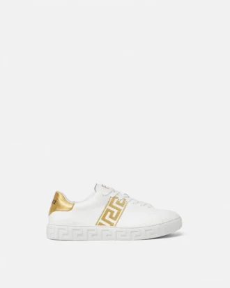 Greca Sneakers aus besticktem Nylon