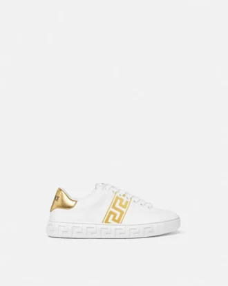 Greca Sneakers aus besticktem Nylon