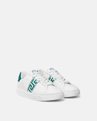 Greca Sneakers aus besticktem Nylon