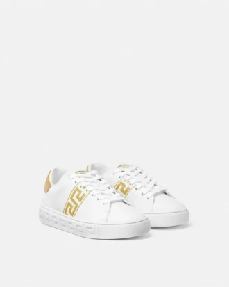 Greca Sneakers aus besticktem Nylon