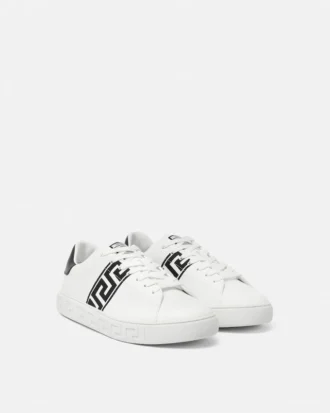 Greca Sneakers aus besticktem Nylon