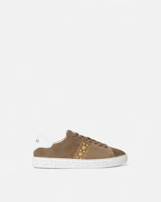 Greca Sneakers aus Wildleder mit Verzierung