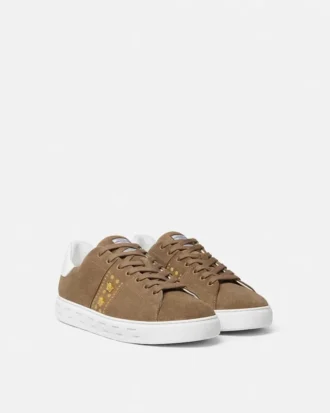 Greca Sneakers aus Wildleder mit Verzierung