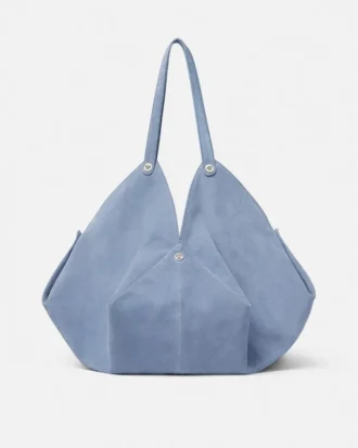 Große Schultertasche Protea aus Wildleder
