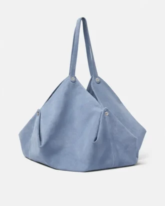 Große Schultertasche Protea aus Wildleder