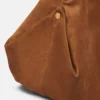 Große Schultertasche Protea aus Wildleder