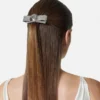 Haarspange mit Metallgitter und Gianni-Schleife