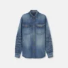 Hergestellt in Japan Denim-Overshirt