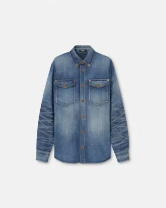 Hergestellt in Japan Denim-Overshirt