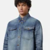 Hergestellt in Japan Denim-Overshirt