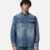 Hergestellt in Japan Denim-Overshirt