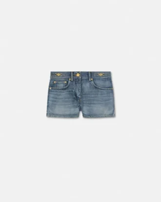 Hergestellt in Japan Denim-Shorts mit mittlerer Leibhöhe