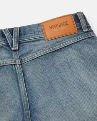 Hergestellt in Japan Denim-Shorts mit mittlerer Leibhöhe