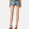 Hergestellt in Japan Denim-Shorts mit mittlerer Leibhöhe