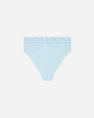 Hoch geschnittene Slips aus Baumwolljersey