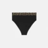 Hoch geschnittene Slips aus Baumwolljersey