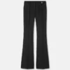 Hose aus Wollmischung mit Python-Jacquard