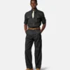 Jacquard-Baumwoll-Overshirt