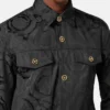 Jacquard-Baumwoll-Overshirt
