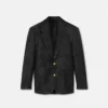 Jacquard-Blazer aus Wollmischung