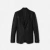 Jacquard-Blazer aus Wollmischung