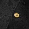 Jacquard-Blazer aus Wollmischung