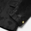 Jacquard-Blazer aus Wollmischung