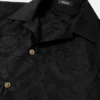 Jacquard-Hemd aus Baumwollpopeline