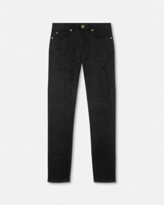 Jacquard-Slim-Jeans