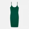Jacquard-Stretch-Viskose-Mini-Kleid mit tailliertem Schnitt