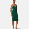 Jacquard-Stretch-Viskose-Mini-Kleid mit tailliertem Schnitt