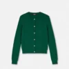 Jacquard-Strickjacke aus Viskose