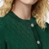 Jacquard-Strickjacke aus Viskose