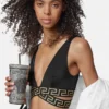 Jacquard-Triangel-Bikini-Oberteil