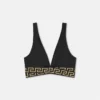 Jacquard-Triangel-Bikini-Oberteil