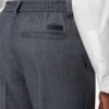 Jogginghose aus Wolle mit Mikrokaromuster