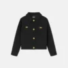 Kinder-Blouson aus Stretch-Cady