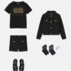 Kinder-Blouson aus Stretch-Cady