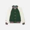 Kinder-Bomberjacke aus bedrucktem Baumwolljersey